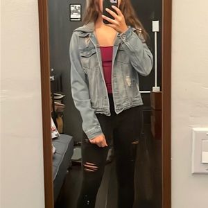 Jean Jacket with Hood